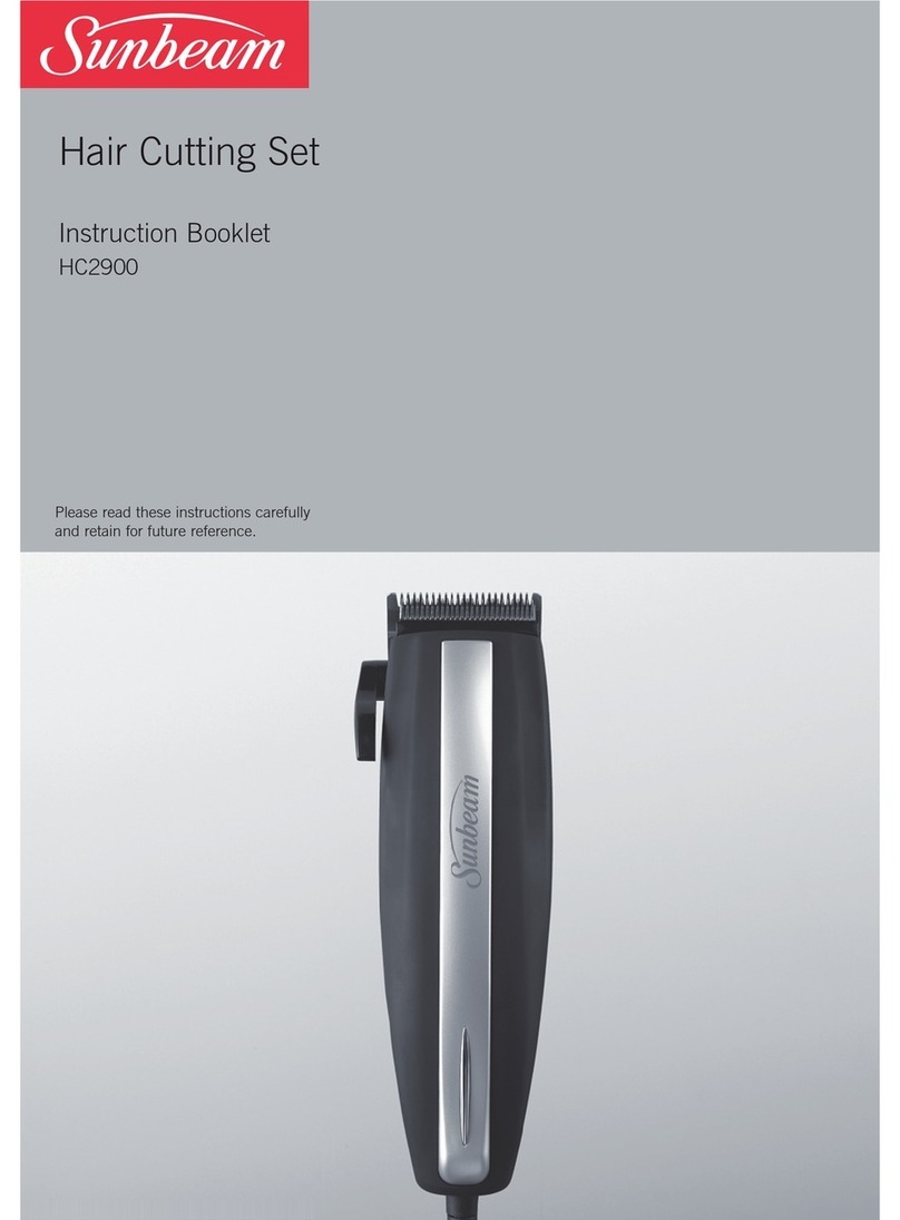 Sunbeam HC2900 User manual