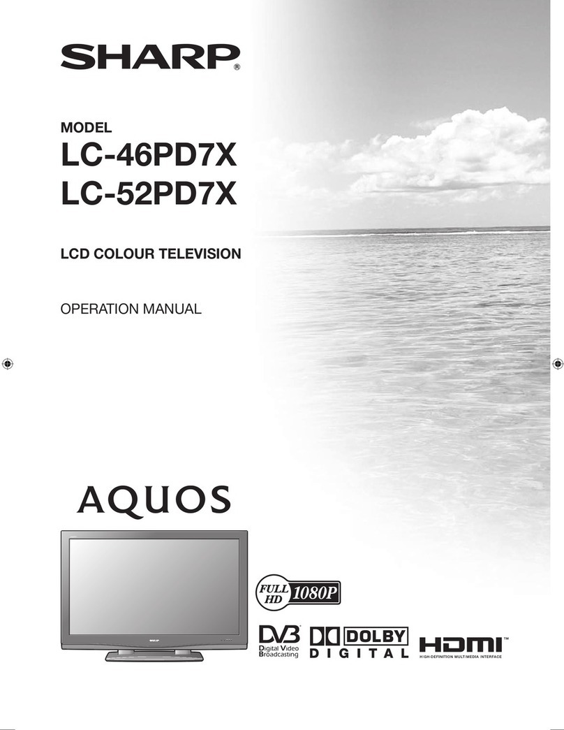 Sharp Aquos LC-46PD7X User manual