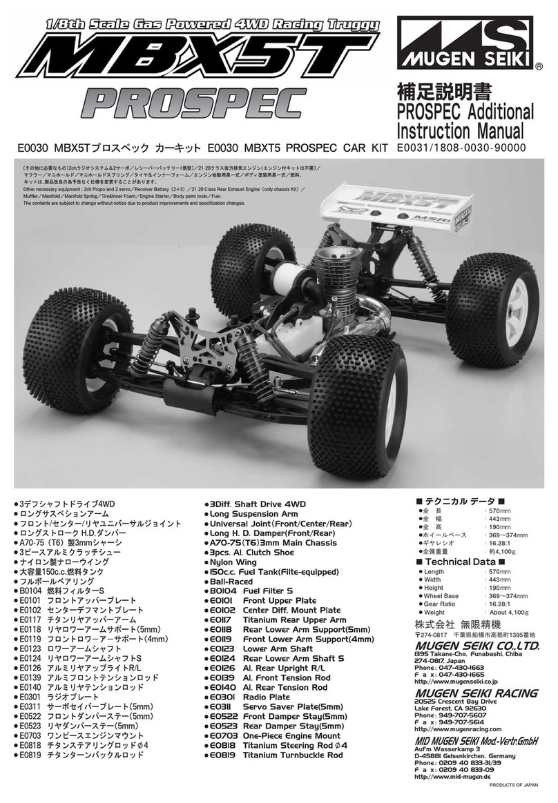 MUGEN MBX5T Prospec instruction manual