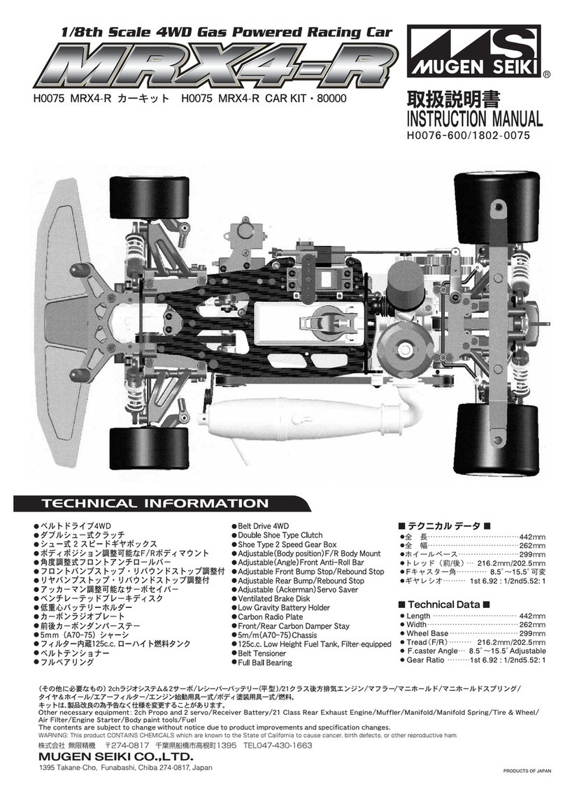 MUGEN MRX4-R instruction manual