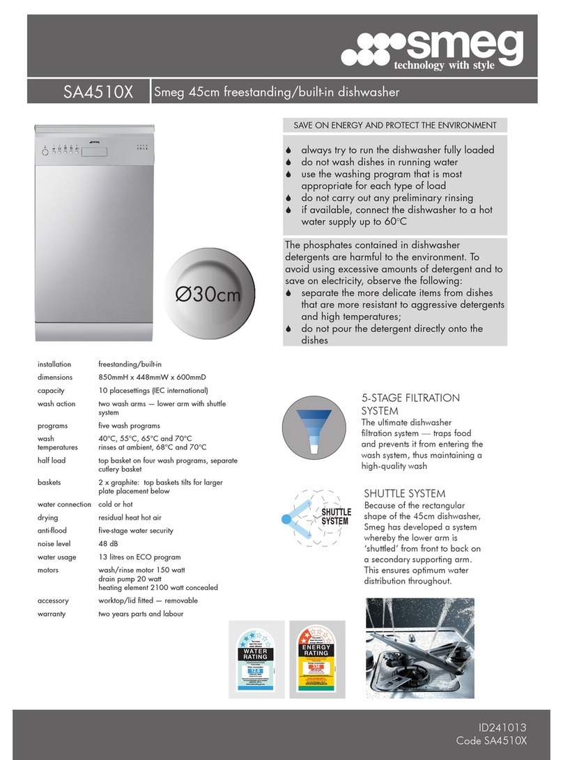 Smeg SA4510X Specifications