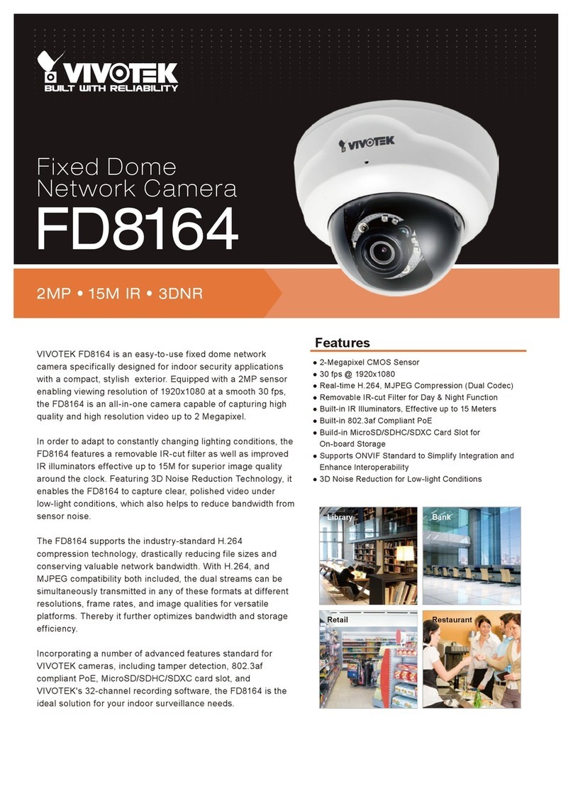 Vivotek FD8164 User manual