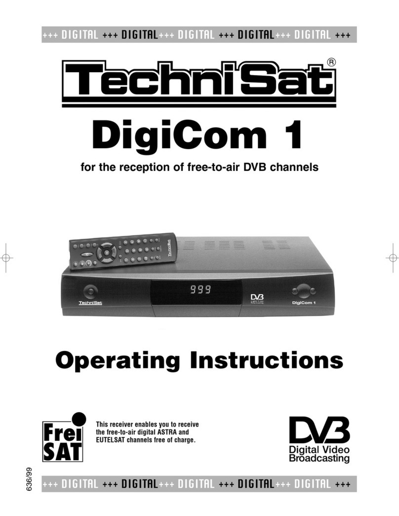 TechniSat DigiCom 1 operating instructions