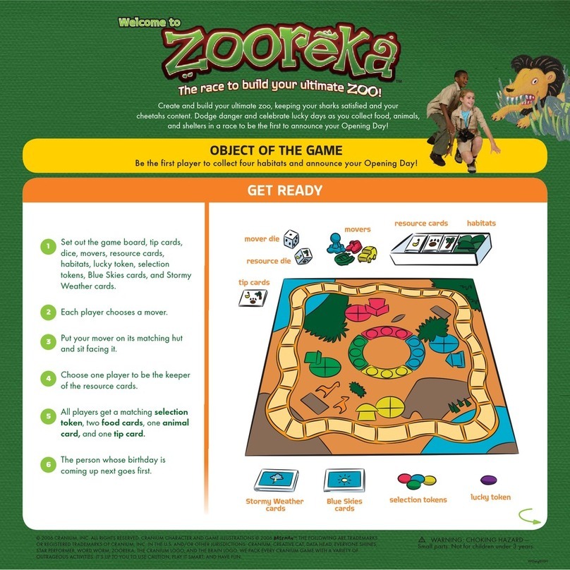 Cranium Zooreka User manual
