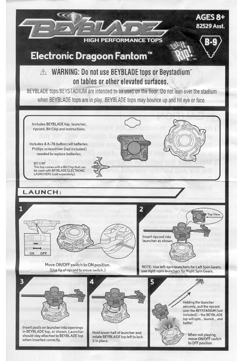 Beyblade Electronic Dragoon Fantom instructions