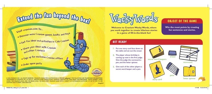 Cranium Wacky Words User manual Cranium Wacky Words User manual