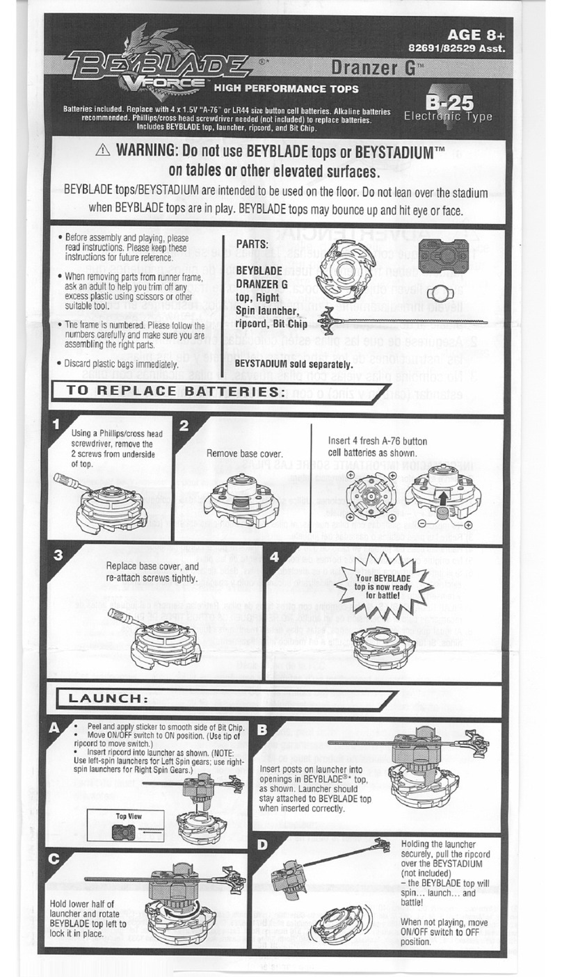 Beyblade Dranzer G User manual Beyblade Dranzer G User manual