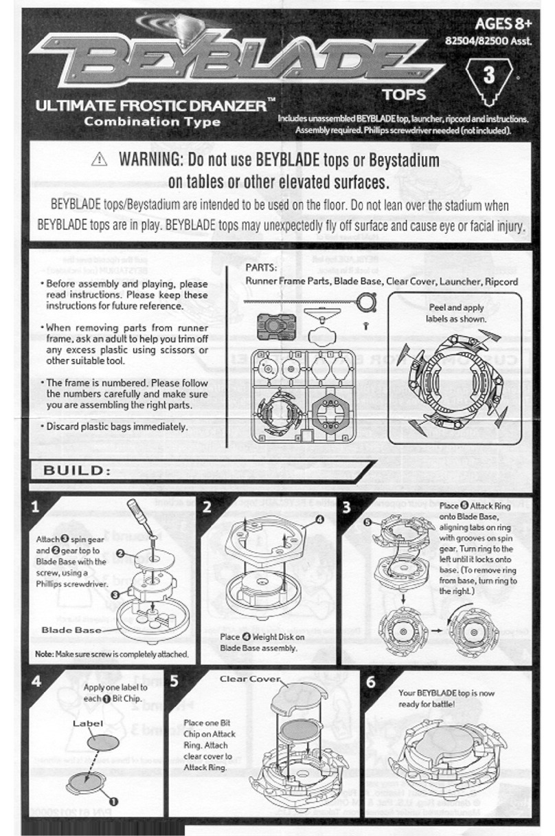 Beyblade Ultimate Frostic Dranzer User manual Beyblade Ultimate Frostic Dranzer User manual