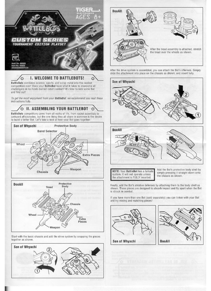 Tiger Electronics Du-Don Playset User manual