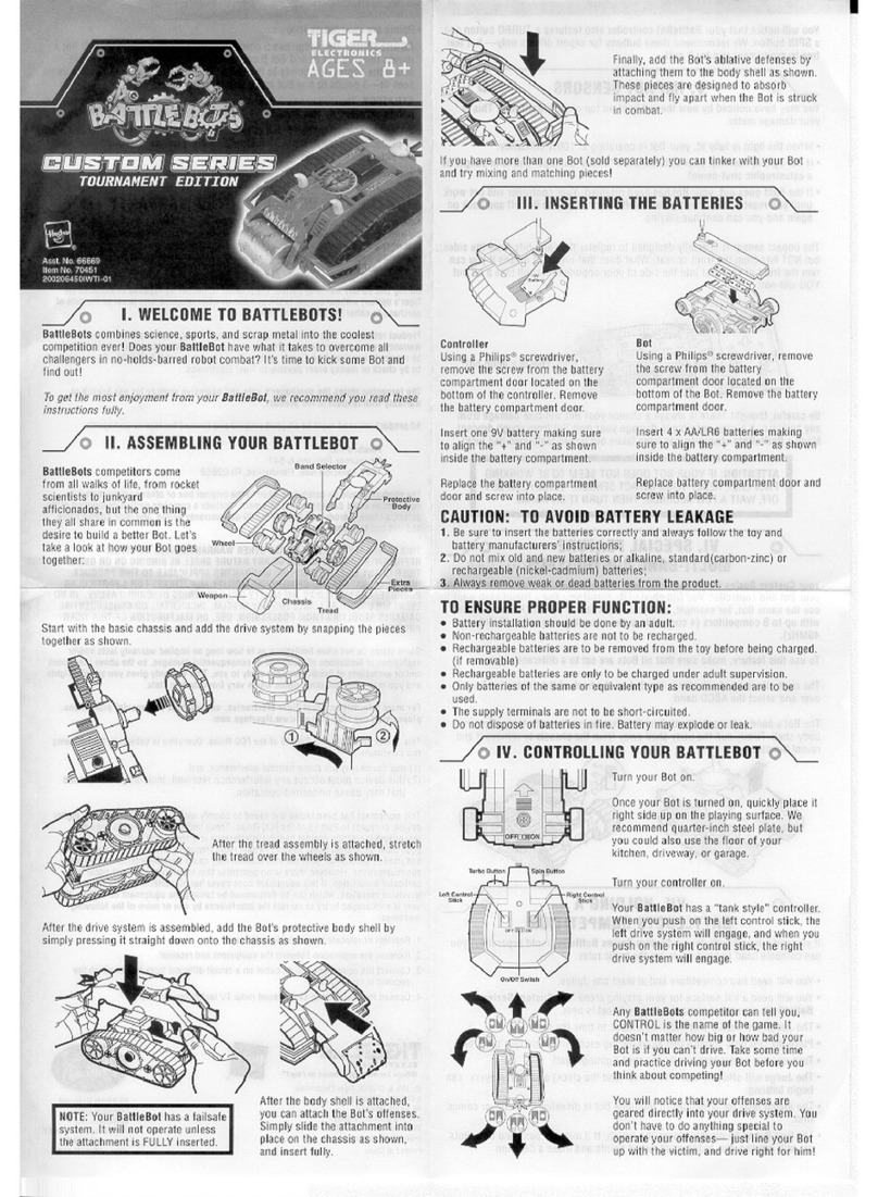 Tiger Electronics Diablo RC User manual