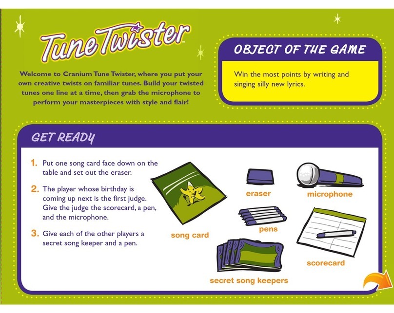 Cranium Tune Twister User manual