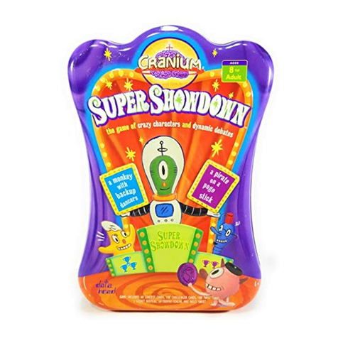 Cranium Super Showdown User manual Cranium Super Showdown User manual
