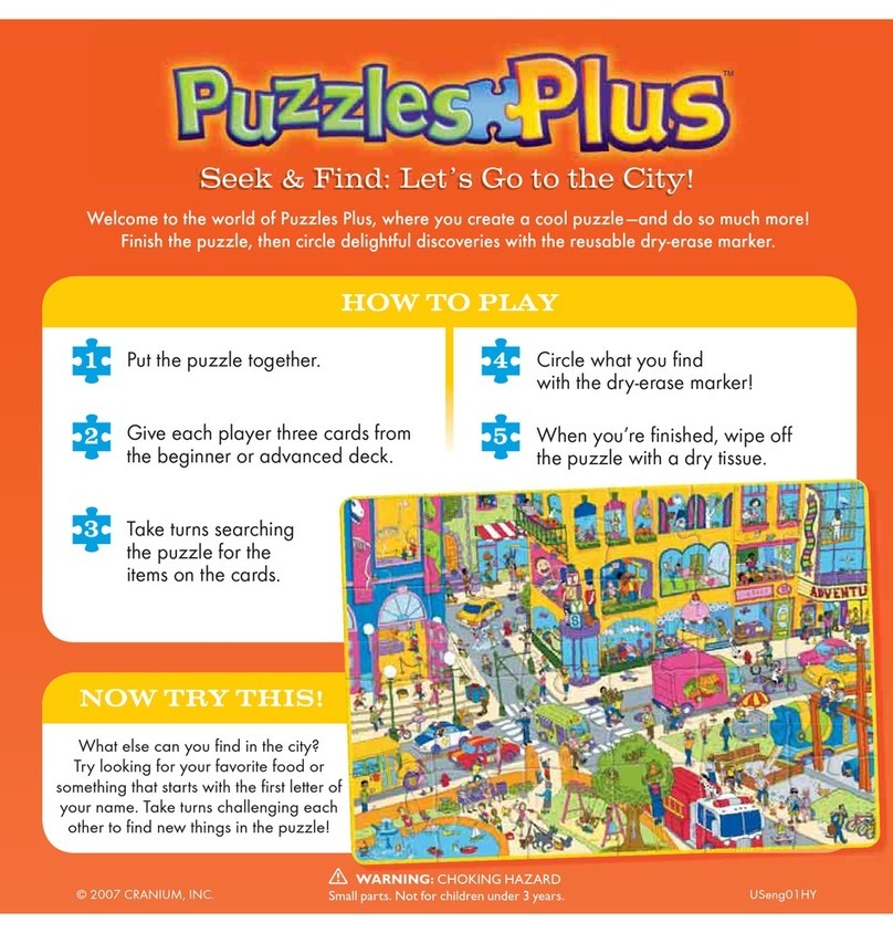 Cranium Seek and Find: Lets Go to the City User manual Cranium Seek and Find: Lets Go to the City User manual