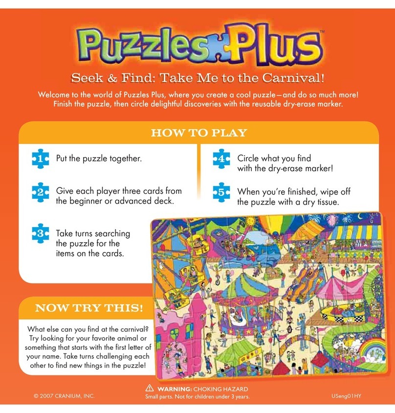 Cranium Seek and Find: Take Me to the Carnival User manual