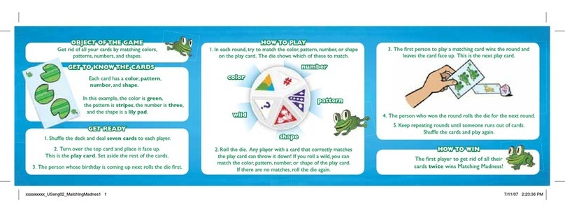 Cranium Matching Madness instructions
