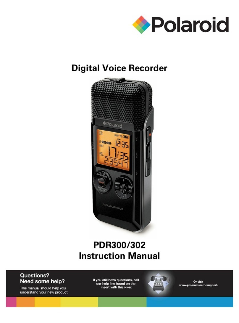 Polaroid PDR300 User manual