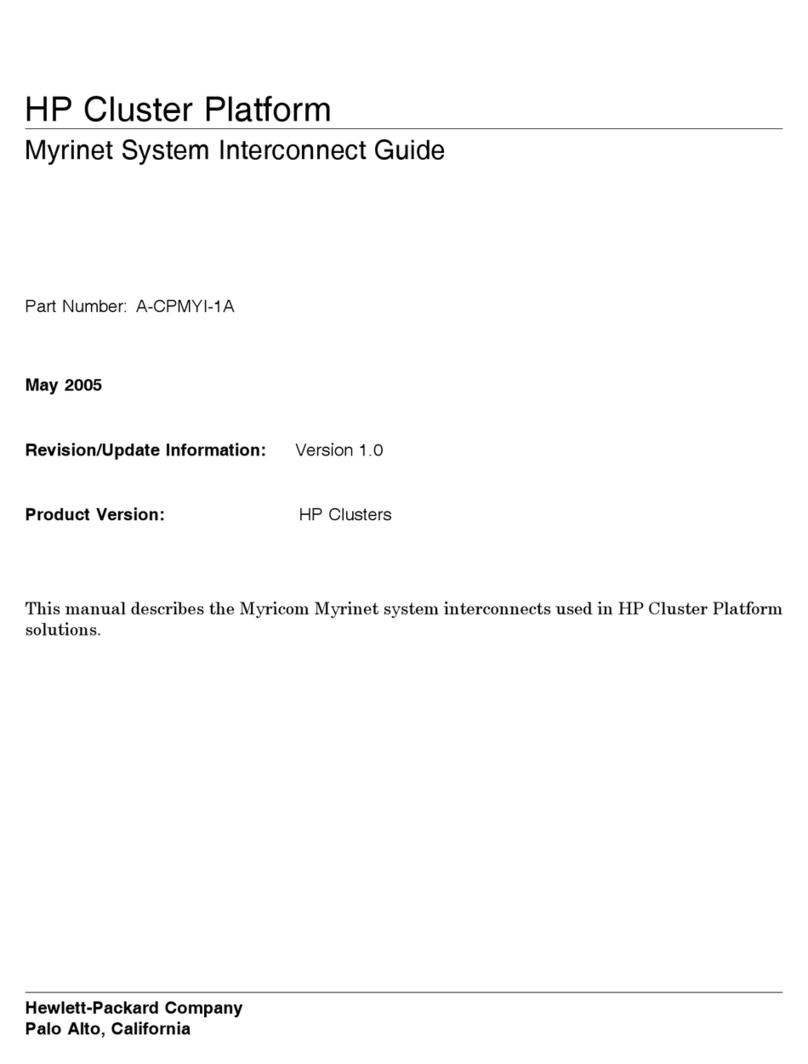 HP Cluster Platform Express v2010 User manual HP Cluster Platform Express v2010 User manual