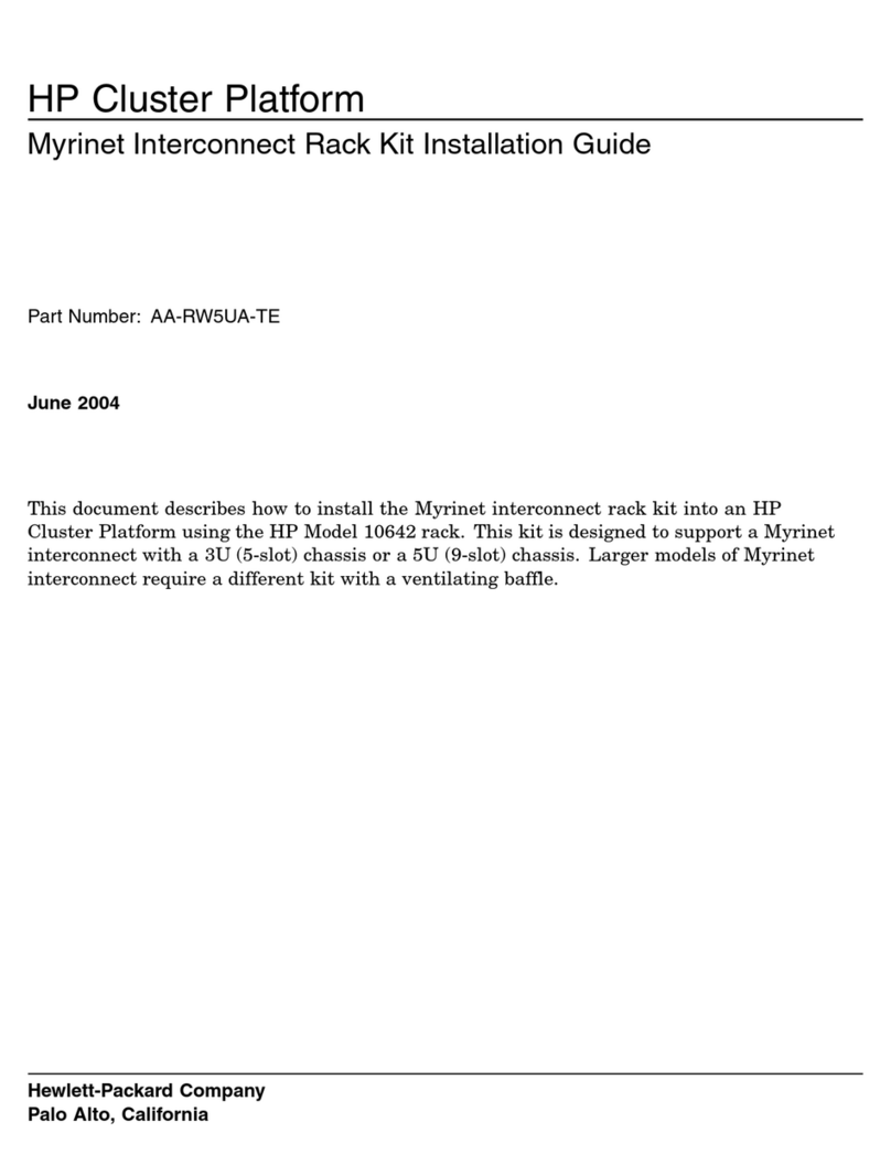 HP Cluster Platform Hardware Kits v2010 User manual