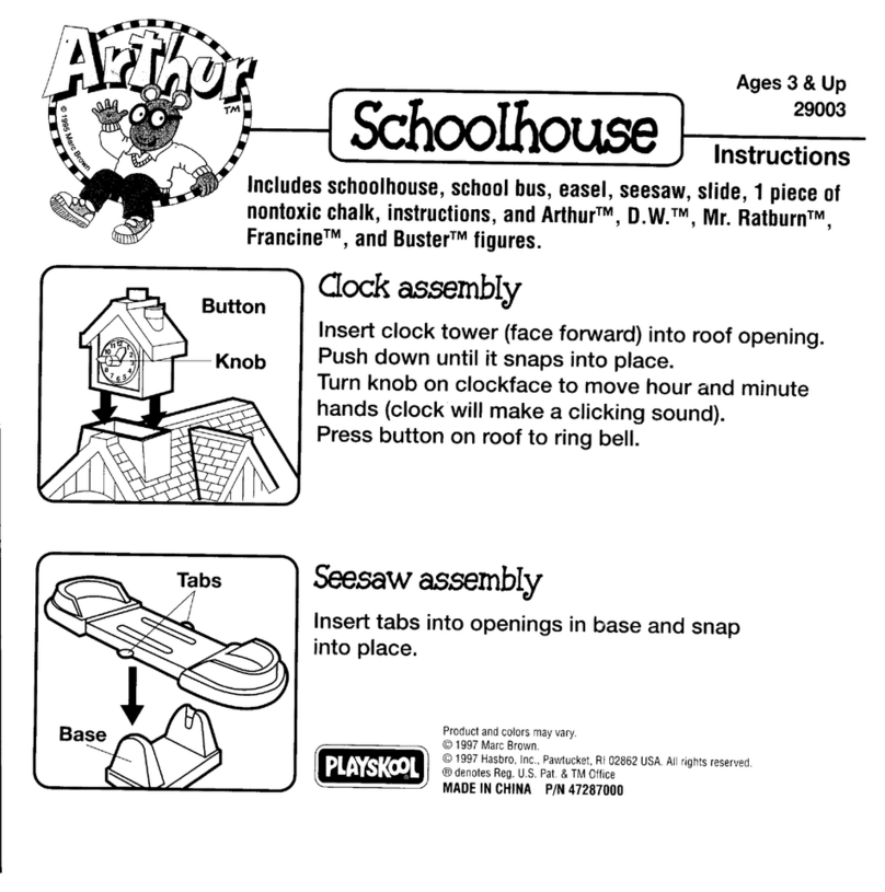Playskool 29003 User manual