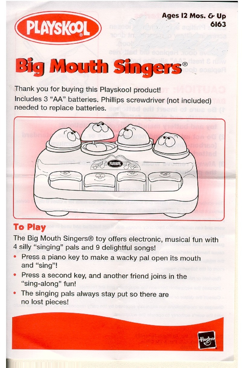 Playskool 6163 User manual