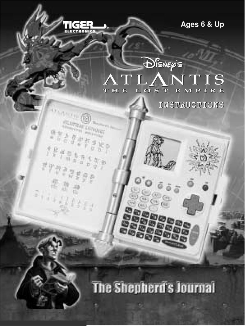 Tiger Electronics Atlantis The Lost Empire The Shepherd's... instructions Tiger Electronics Atlantis The Lost Empire The Shepherd's... instructions