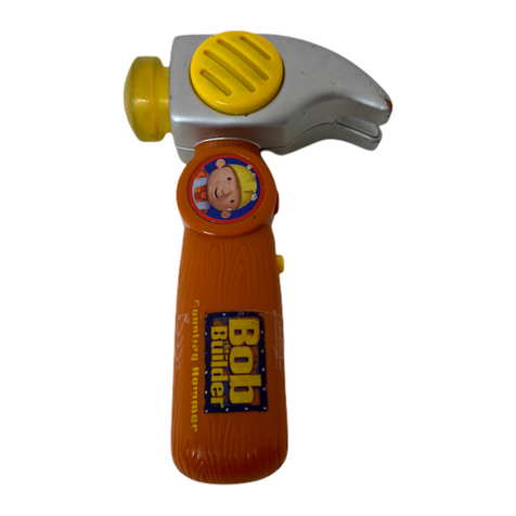 Tiger Electronics Bob the Builder Counting Hammer User manual