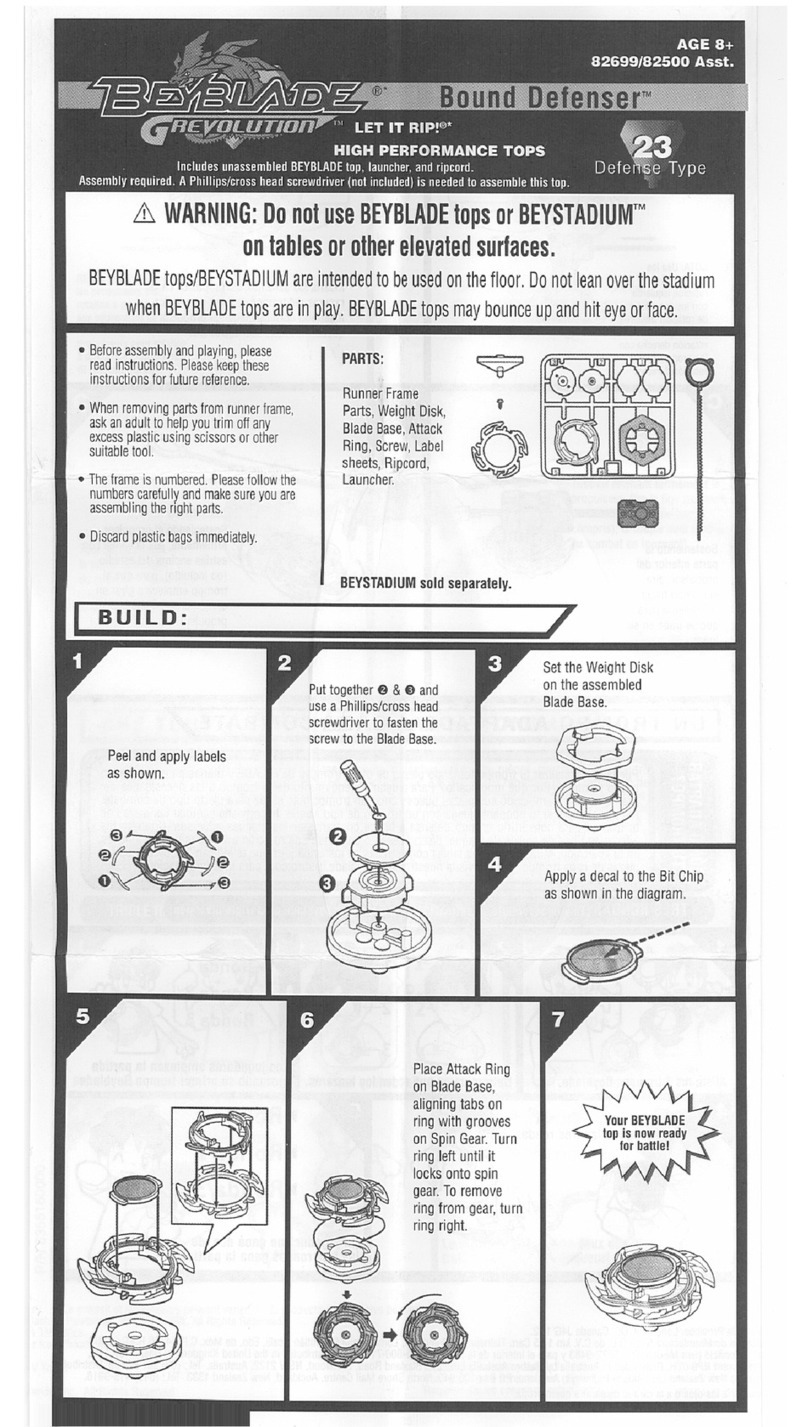 Beyblade Bound Defenser User manual