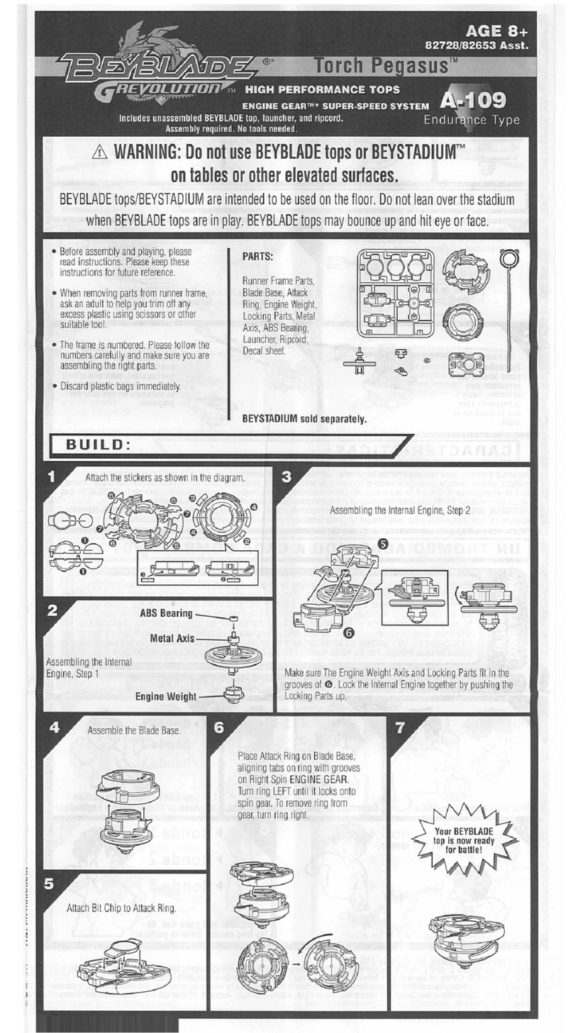 Beyblade Torch Pegasus User manual Beyblade Torch Pegasus User manual