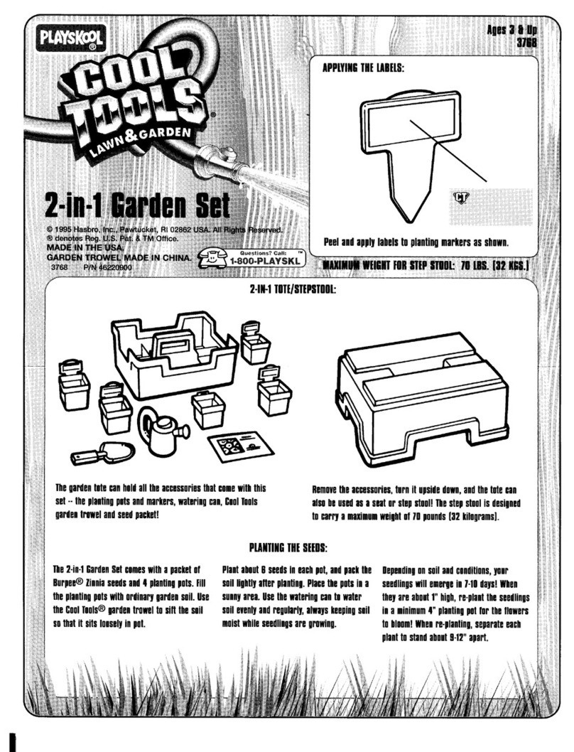Playskool 2-in-1 Garden Set User manual