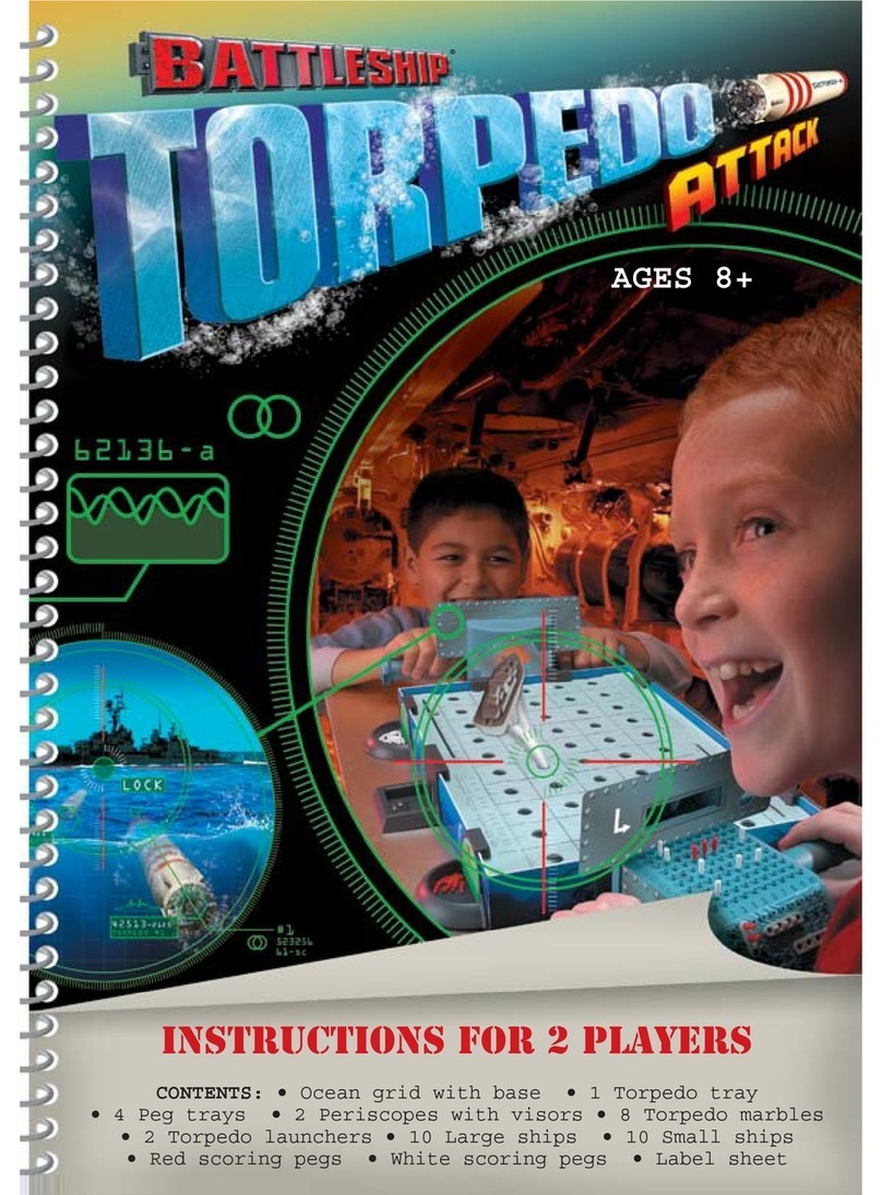 Milton Bradley Battleship Torpedo Attack instructions Milton Bradley Battleship Torpedo Attack instructions