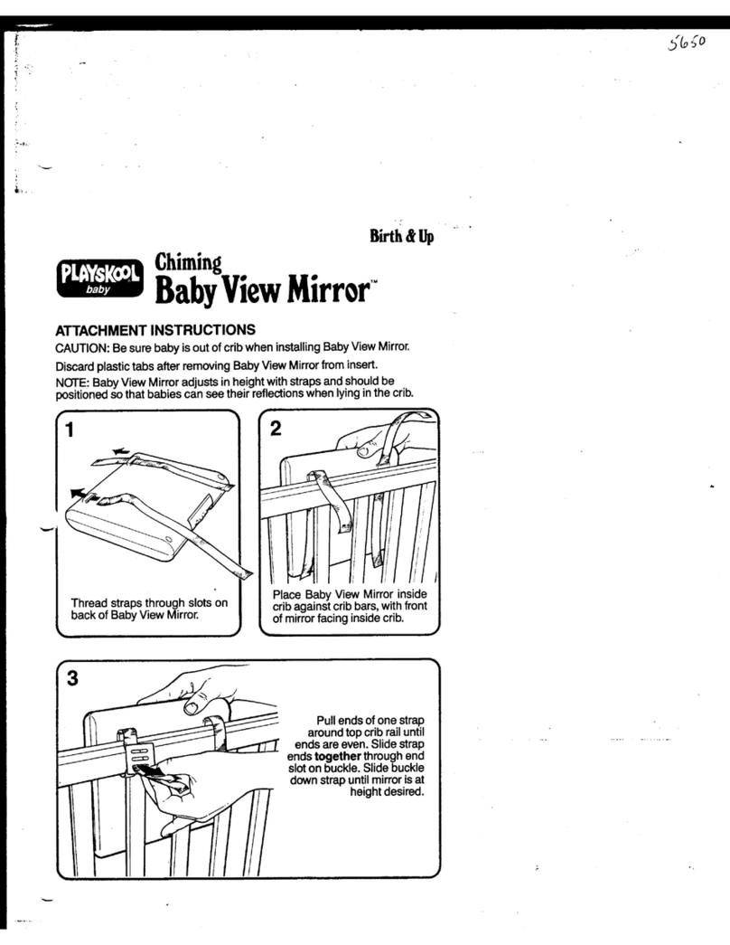 Playskool Chiming Baby View Mirror instructions