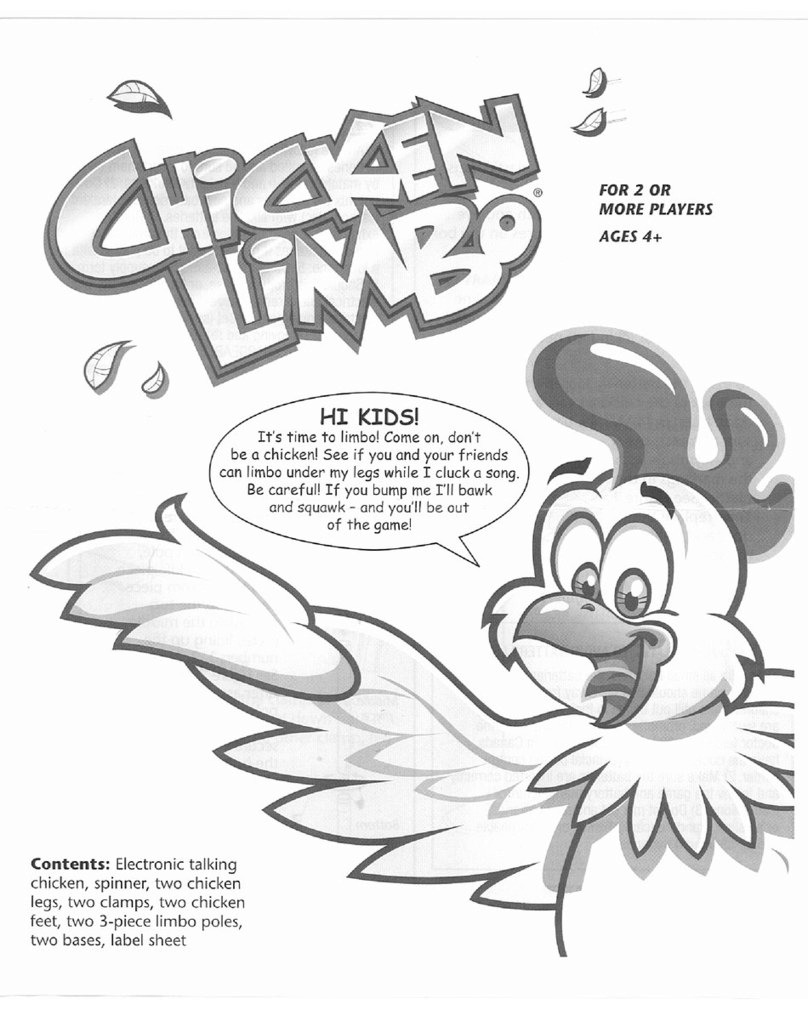Hasbro Chicken Limbo instructions Hasbro Chicken Limbo instructions
