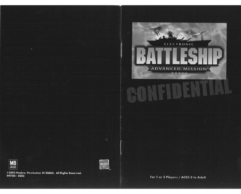 Hasbro Battleship Advanced Mission User manual Hasbro Battleship Advanced Mission User manual