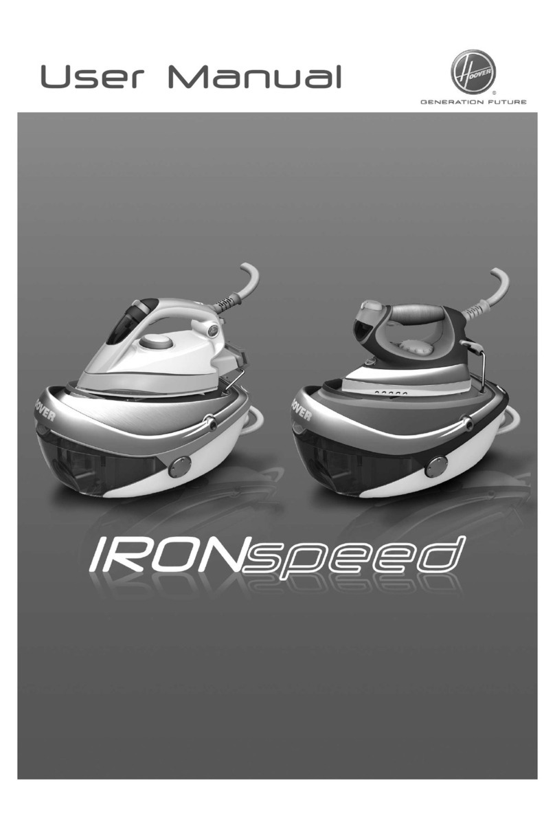 Hoover IRONSPEED SRD 4110 user manual