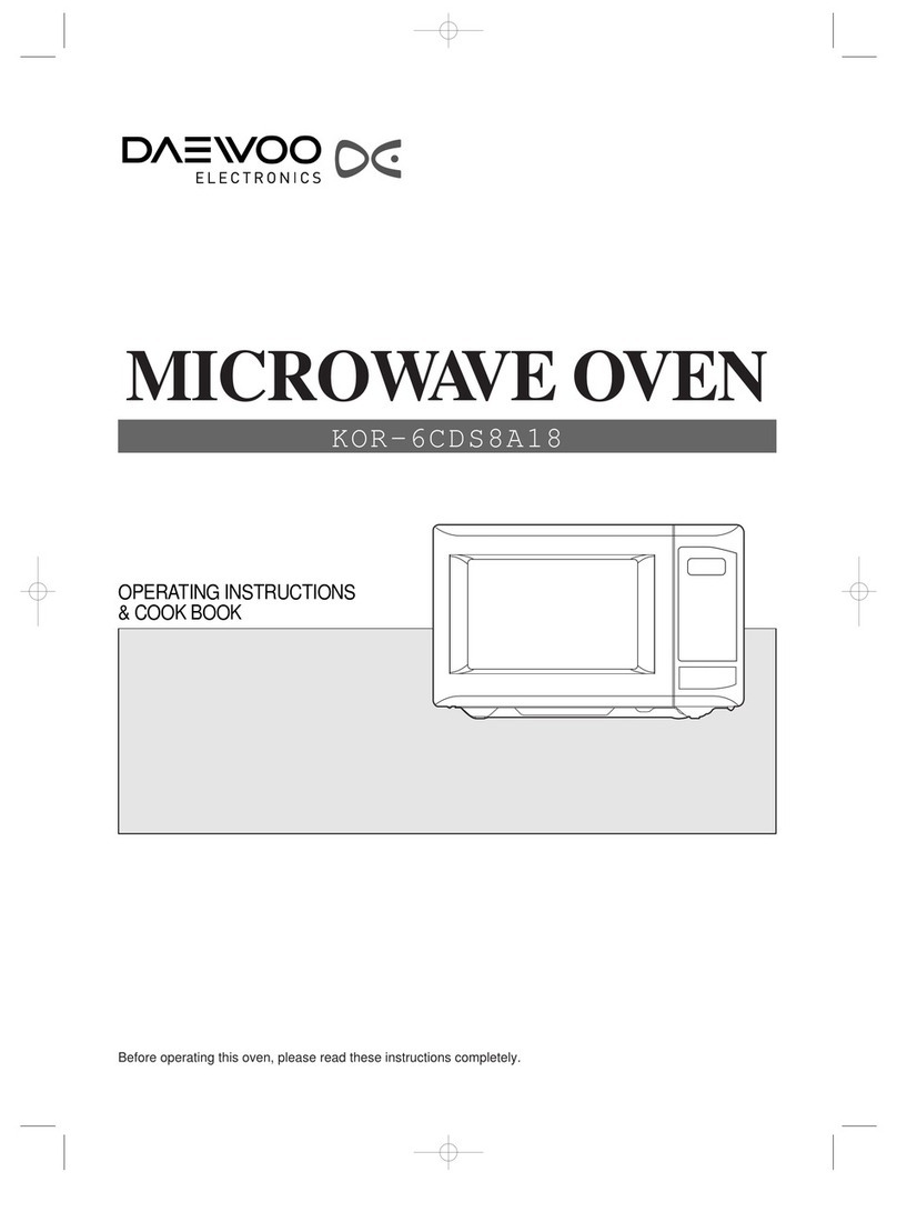 Daewoo KOR-6CDS8A18 Assembly Instructions
