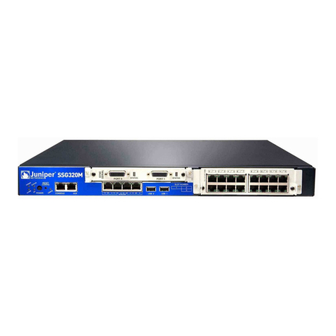 Juniper SSG320M User manual