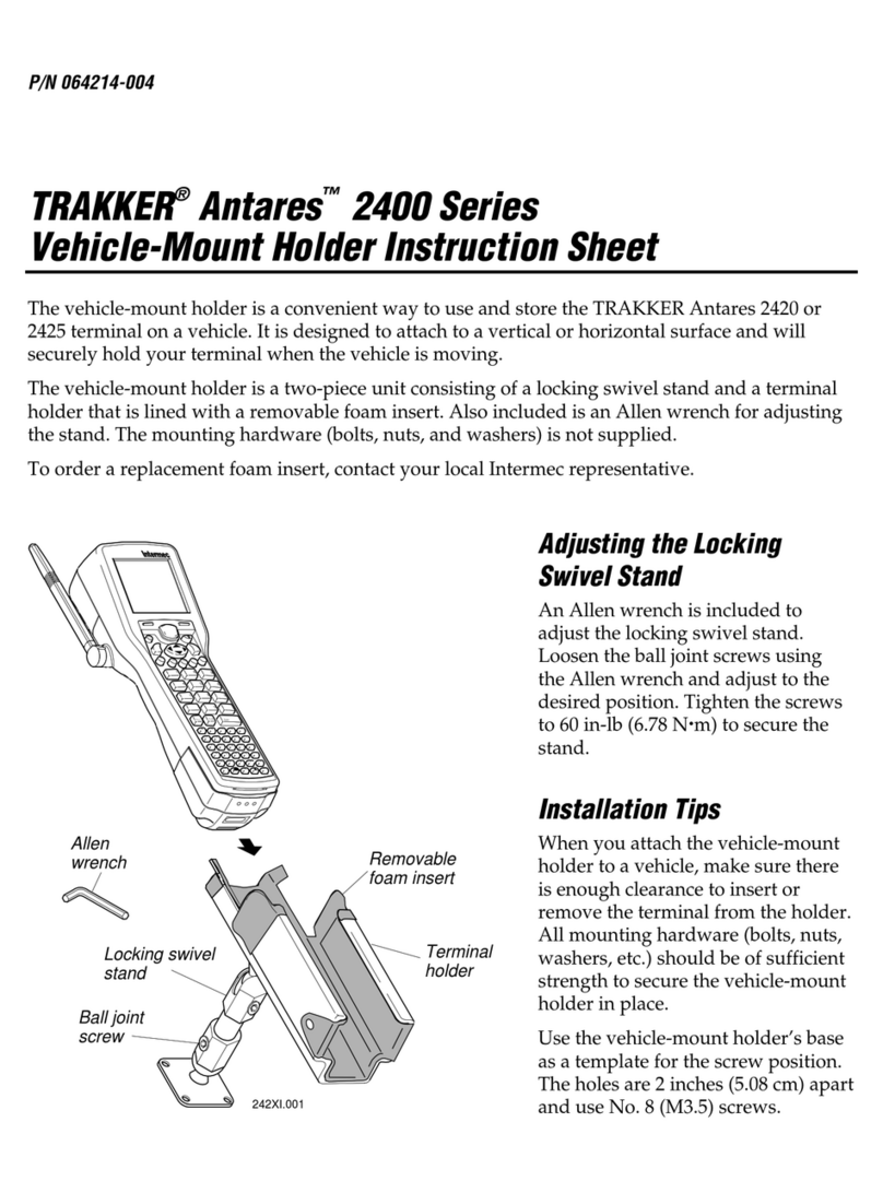 Intermec TRAKKER Antares 2400 Series User manual Intermec TRAKKER Antares 2400 Series User manual