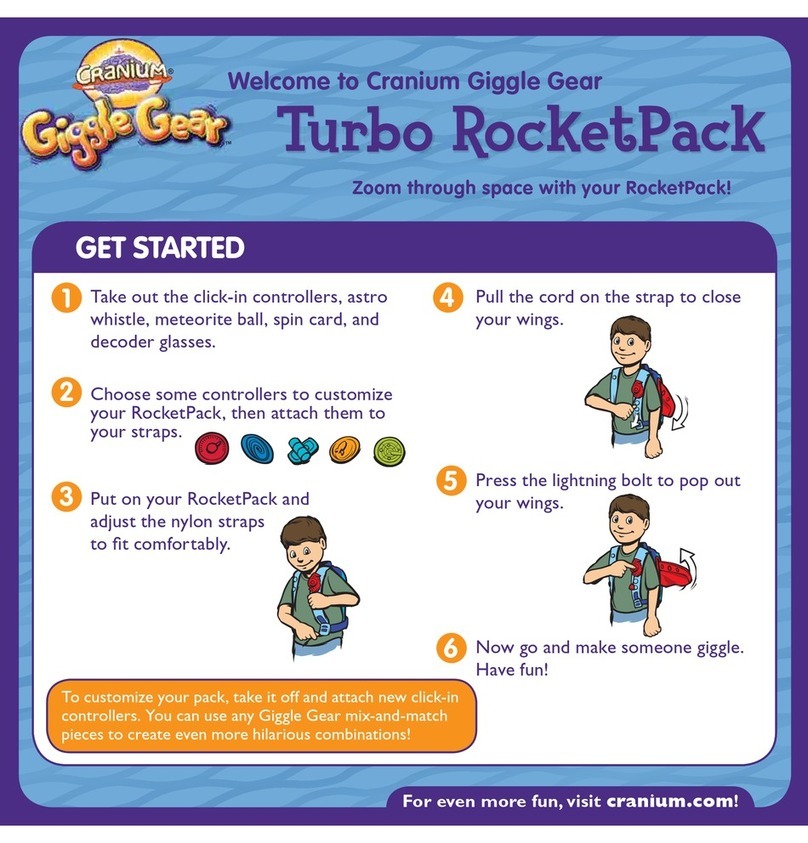 Cranium Turbo Rocket Pack User manual