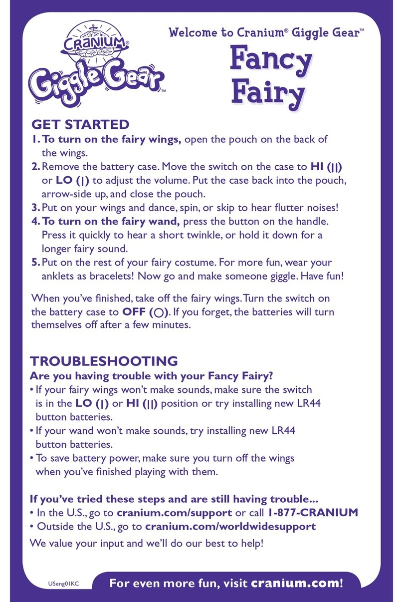 Cranium Fancy Fairy User manual