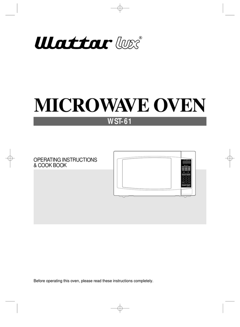 Wattar Lux WST-61 Operating instructions & cook book