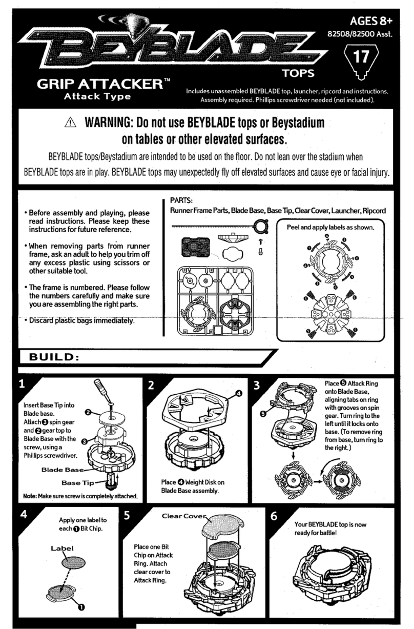 Beyblade Grip Attacker instructions