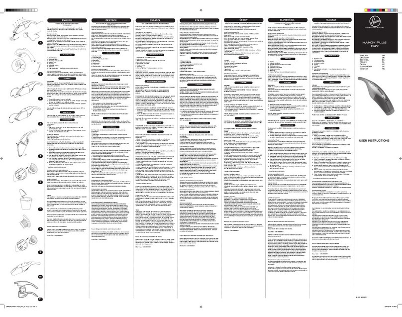 Hoover SP24DB6 User manual