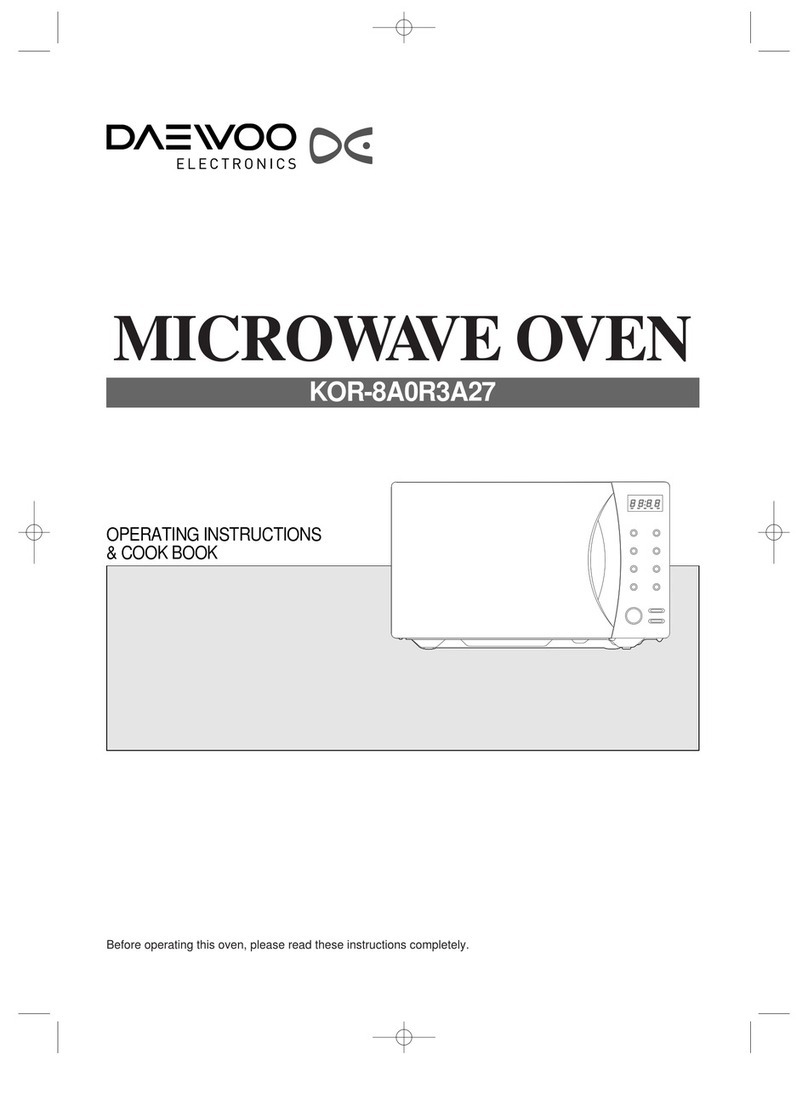 Daewoo KOR-8A0R3A27 Assembly Instructions