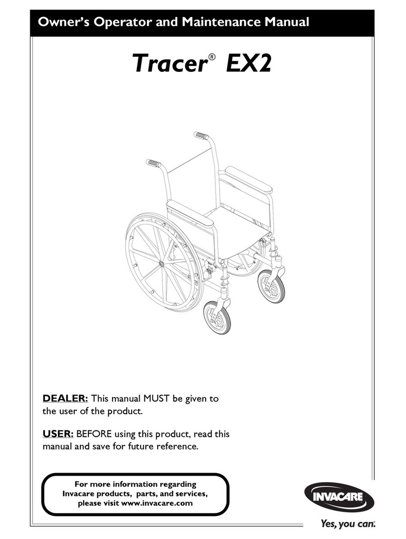 Invacare TRACER EX2 Manual