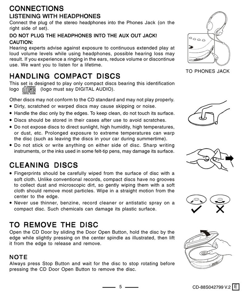 Lenoxx CD-88 operating instructions