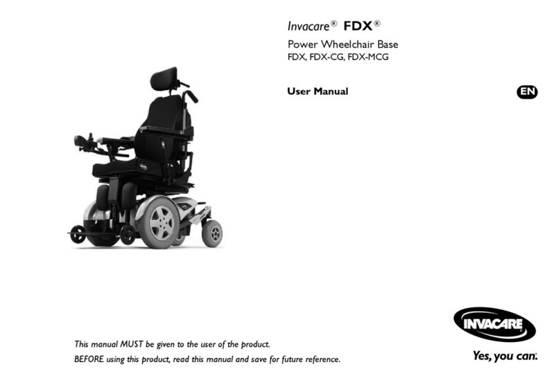 Invacare FDX User manual