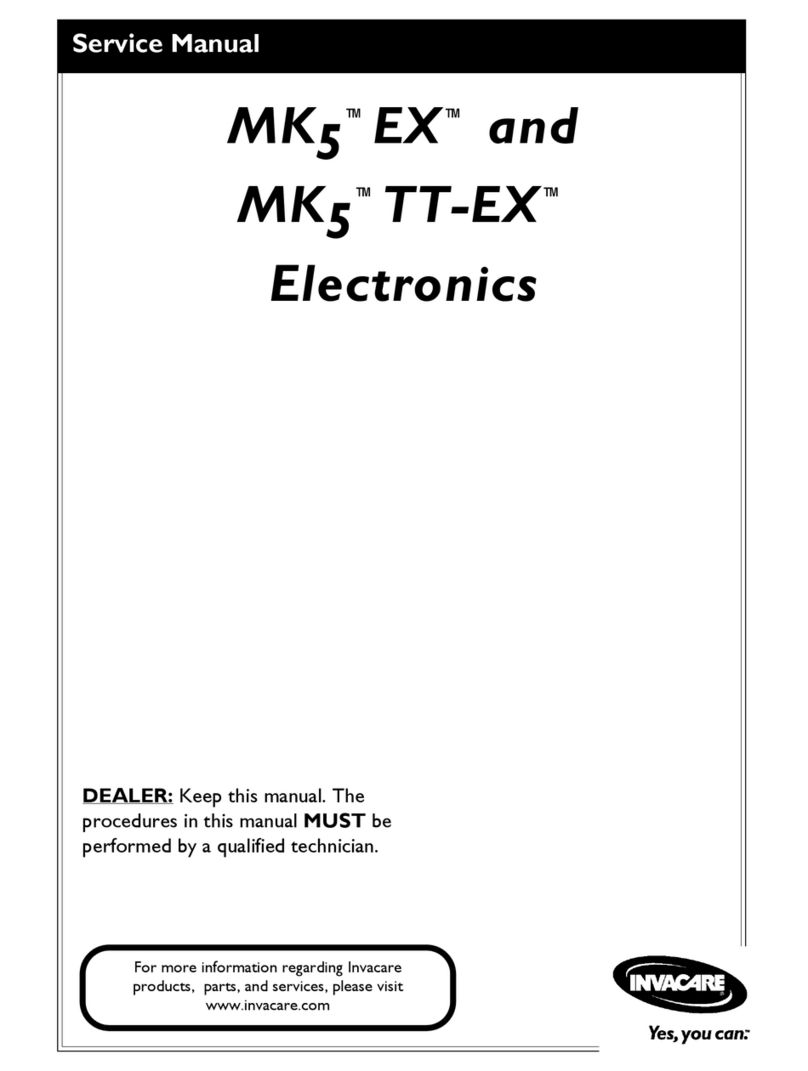 Invacare MK5 EX User manual