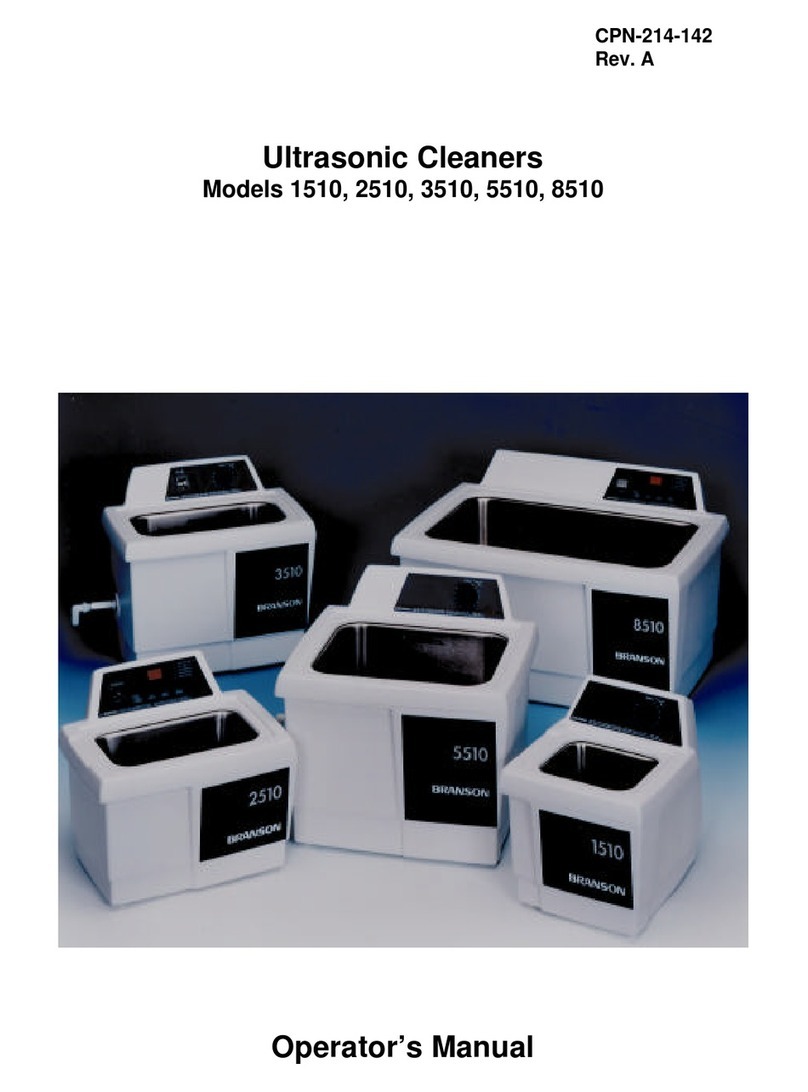Branson 1510; 2510; 3510; 5510; 8510 User manual