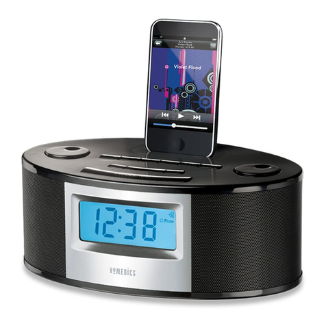 HoMedics SoundSpa Fusion SS-6510BLK Instruction manual and warranty