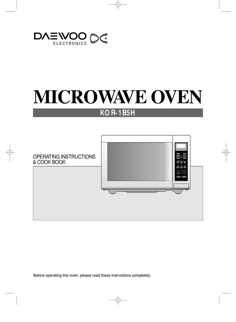 Daewoo KOR-1B5H Assembly Instructions